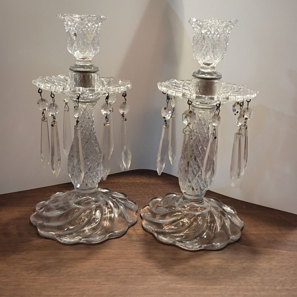Pair of vintage/antique candlesticks